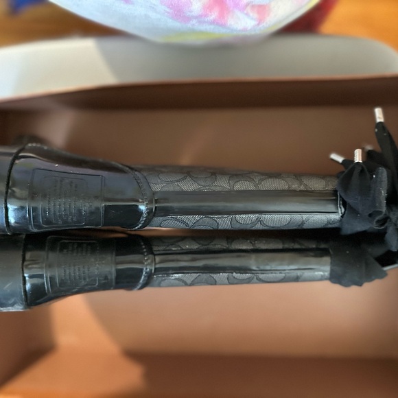 COACH Tristee Logo Lace-Up Rain boots size 5 - Picture 4 of 5